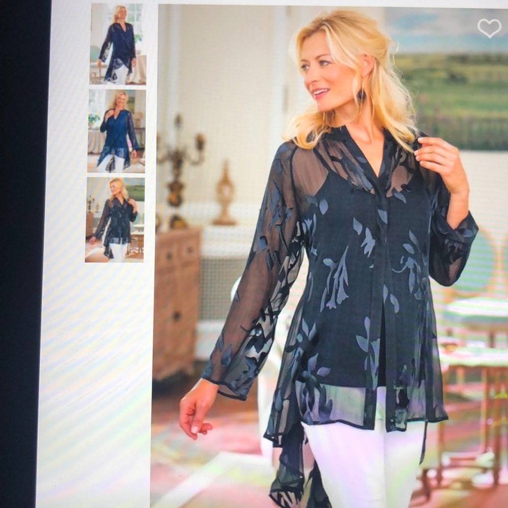 Black Tunic Silk & Cami